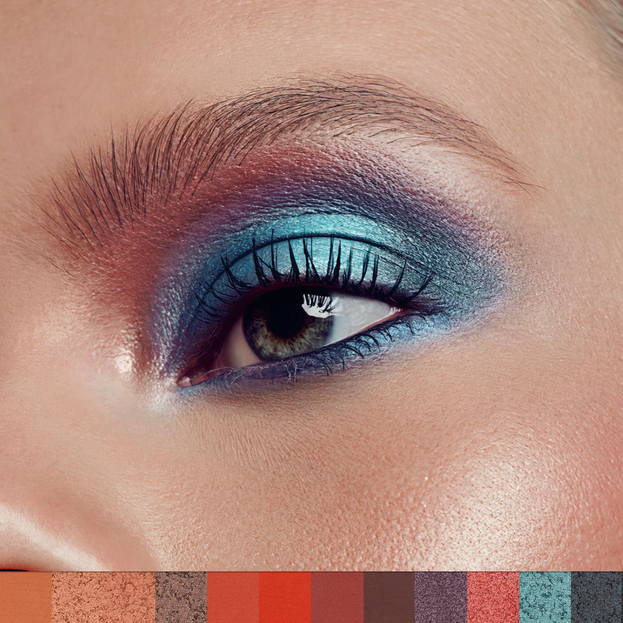 Paleta de Sombras de ojos PHOFAY 12 Colores
