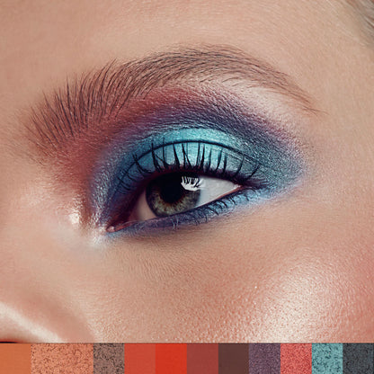 Paleta de Sombras de ojos PHOFAY 12 Colores