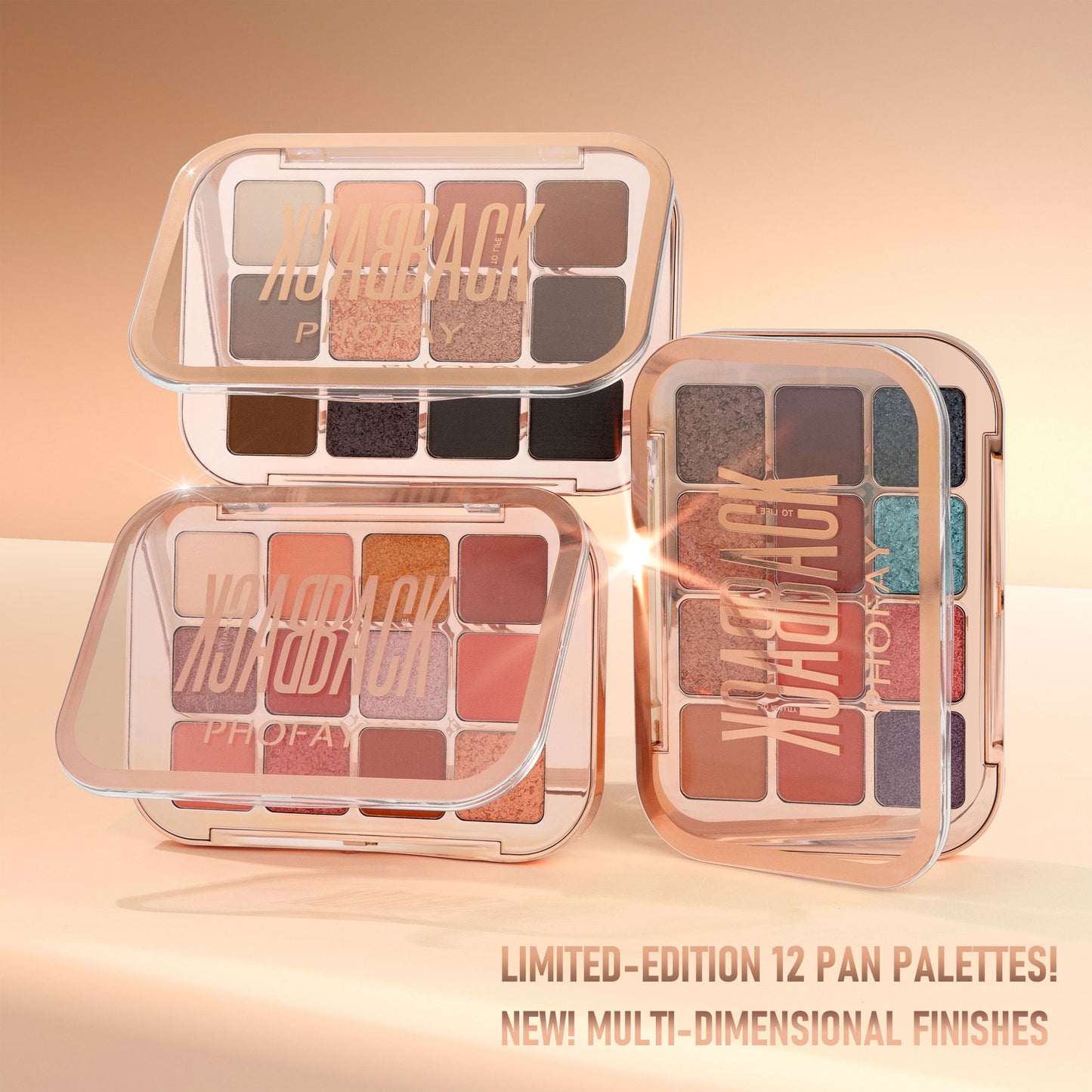 Paleta de Sombras de ojos PHOFAY 12 Colores