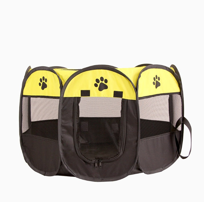 Valla octogonal plegable para mascotas, de tela Oxford, para perros y gatos