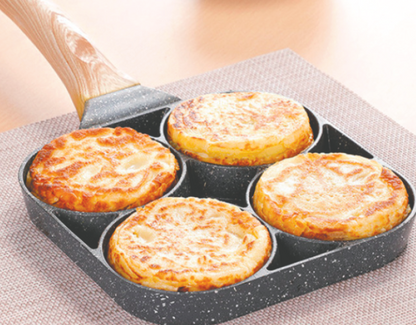 Sartén Antiadherente de 4 Compartimentos