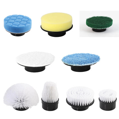 Cepillo de Limpieza Eléctrico Giratorio para Baño, Cocina y Coche