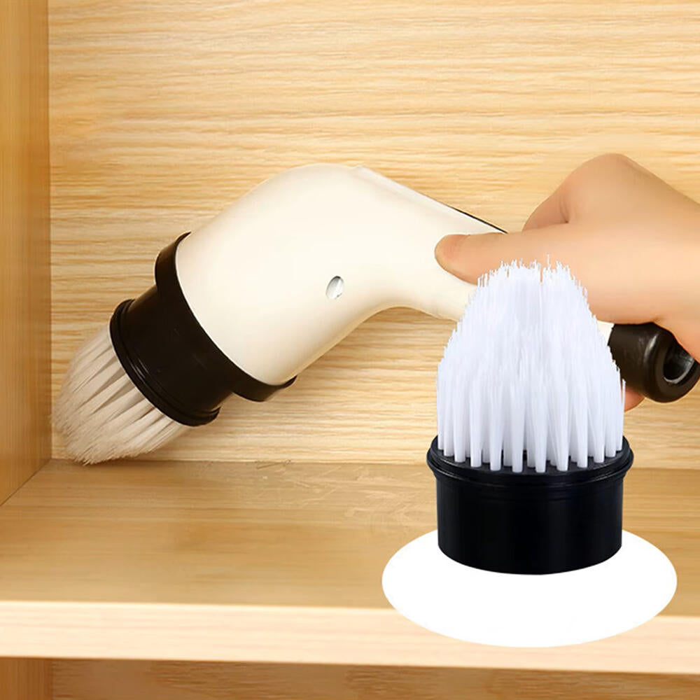 Cepillo de Limpieza Eléctrico Giratorio para Baño, Cocina y Coche
