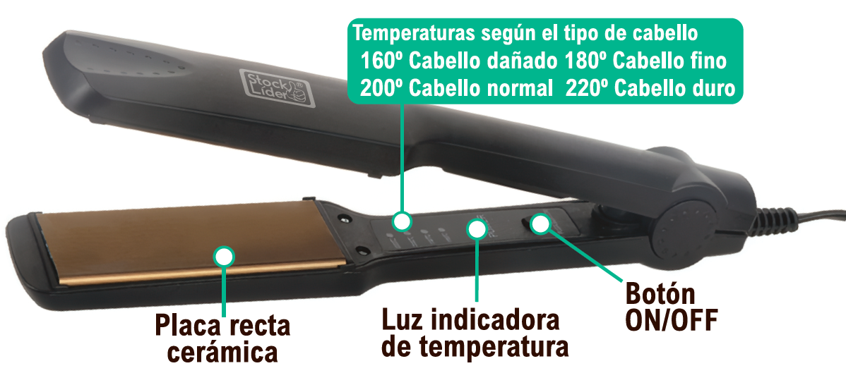 Plancha Profesional para el Cabello