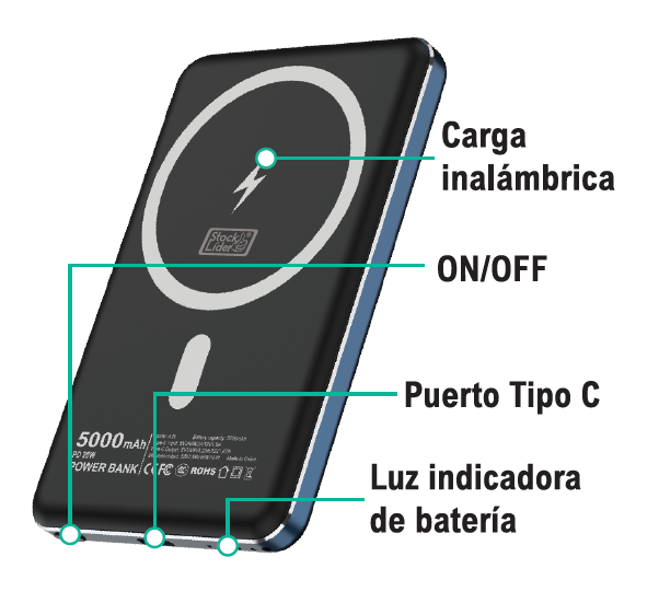 Powerbank Inalámbrico