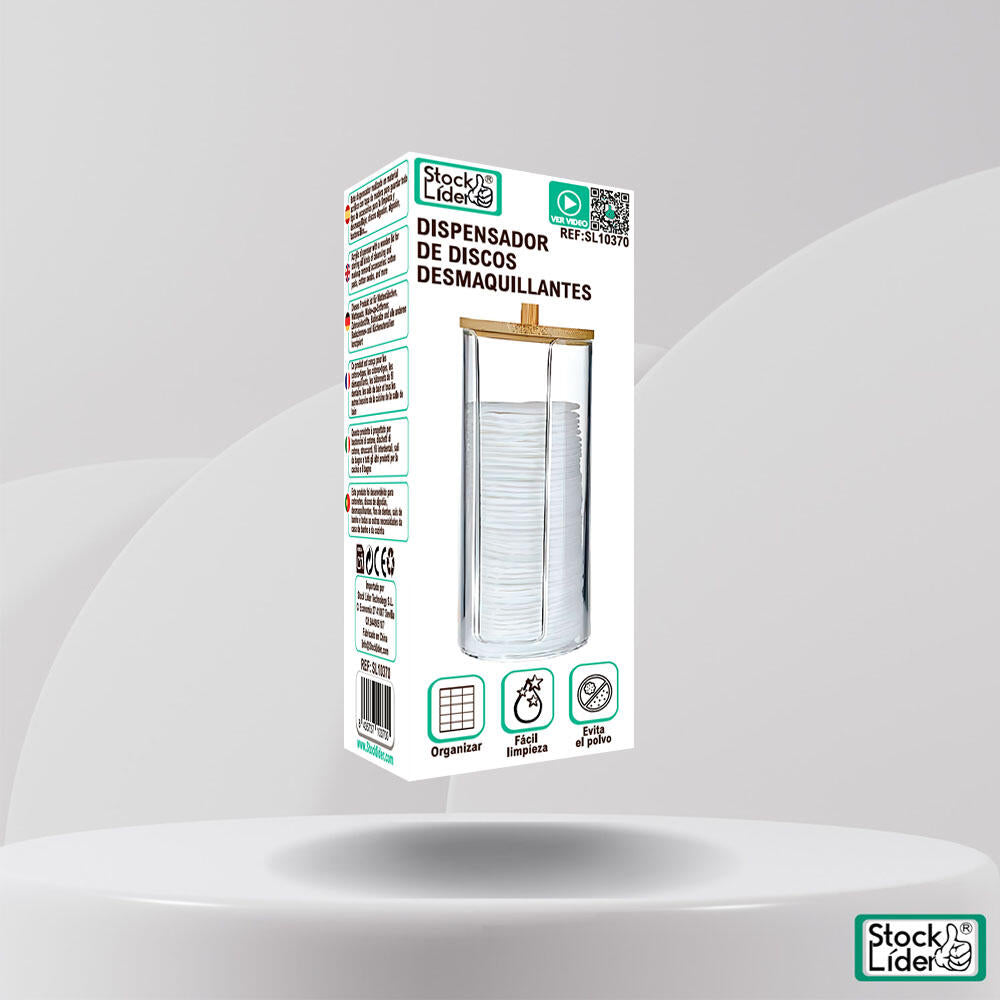 Dispensador de Discos Desmaquillantes - Orden y Elegancia | InfinityShop