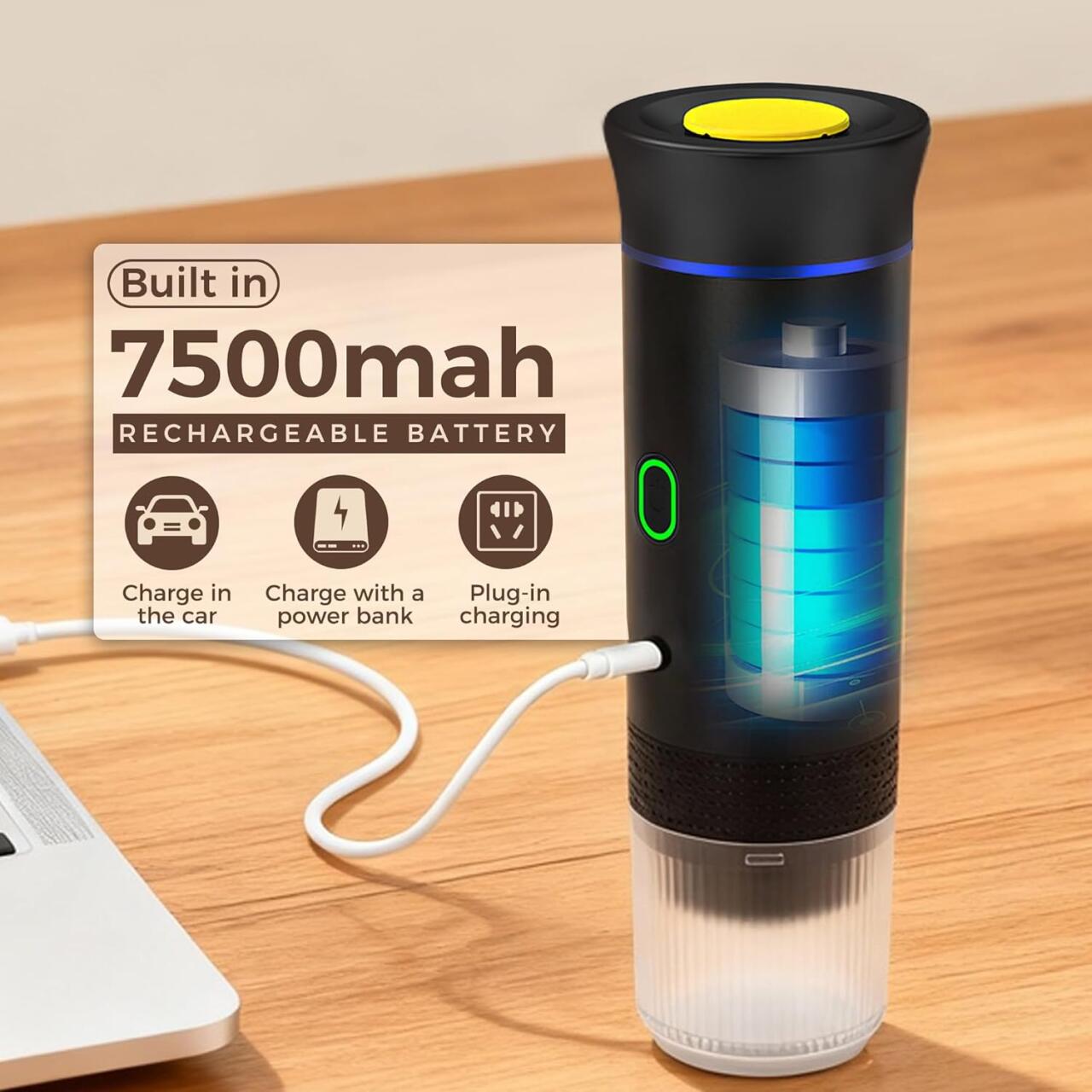 Cafetera Portátil 3 en 1 – Máquina de Café Espresso