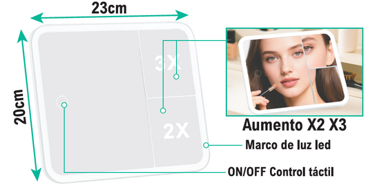 Espejo para Maquillaje - Precisión Profesional | InfinityShop