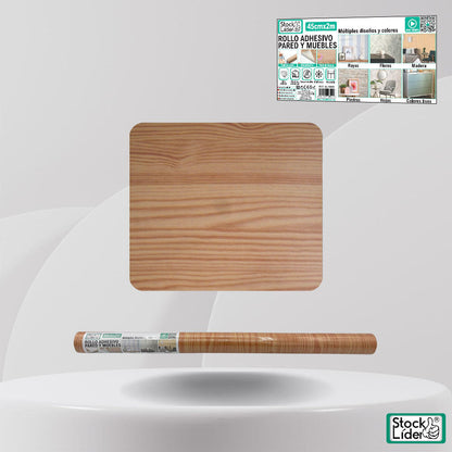 Rollo adhesivo pared y muebles 45cm x 2m