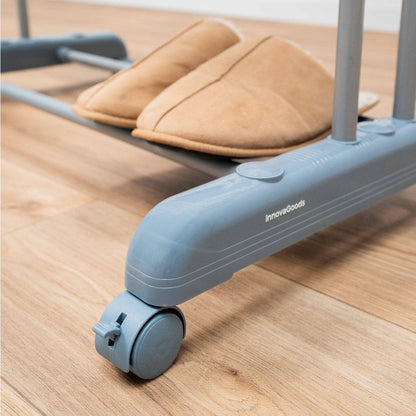 Tendedero Plegable Vertical Extensible con Ruedas