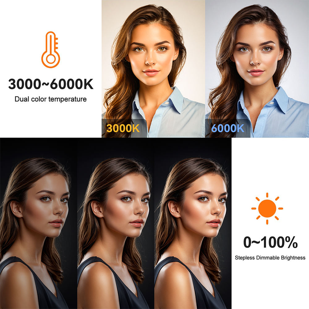 Luz De Relleno RGB Portátil 1800mAh