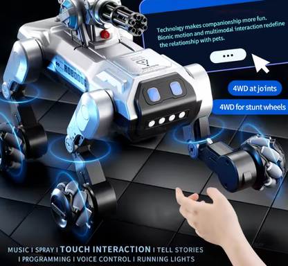 Perro Robot Inteligente Interactivo: Responde a Preguntas y al Tacto