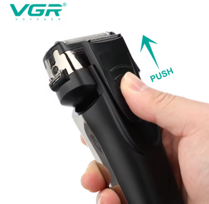 VGR 333 Afeitadora Eléctrica en Seco y Húmedo con Pantalla LCD