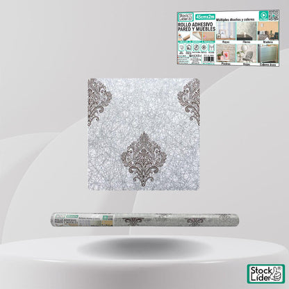 Rollo adhesivo pared y muebles 45cm x 2m