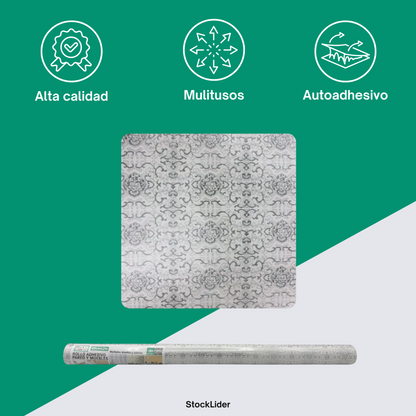Rollo adhesivo pared y muebles 45cm x 2m