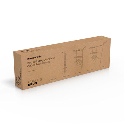 Tendedero Plegable Vertical Extensible con Ruedas