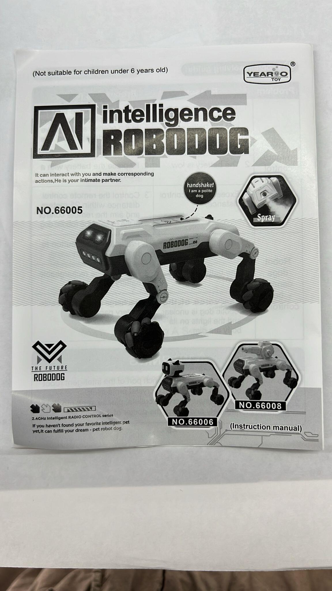 Perro Robot Inteligente Interactivo: Responde a Preguntas y al Tacto