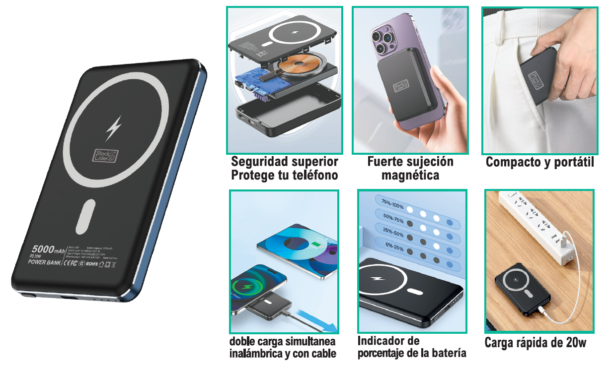 Powerbank Inalámbrico