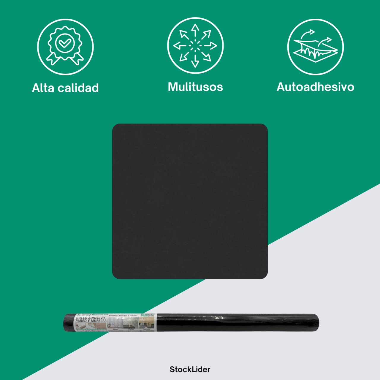 Rollo adhesivo pared y muebles 45cm x 2m