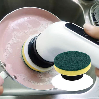 Cepillo de Limpieza Eléctrico Giratorio para Baño, Cocina y Coche