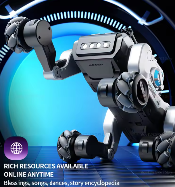 Perro Robot Inteligente Interactivo: Responde a Preguntas y al Tacto