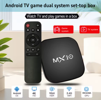 Android TV Box Mini MX10: Convierte tu TV en un Centro de Entretenimiento 4K