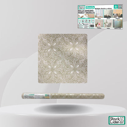 Rollo adhesivo pared y muebles 45cm x 2m